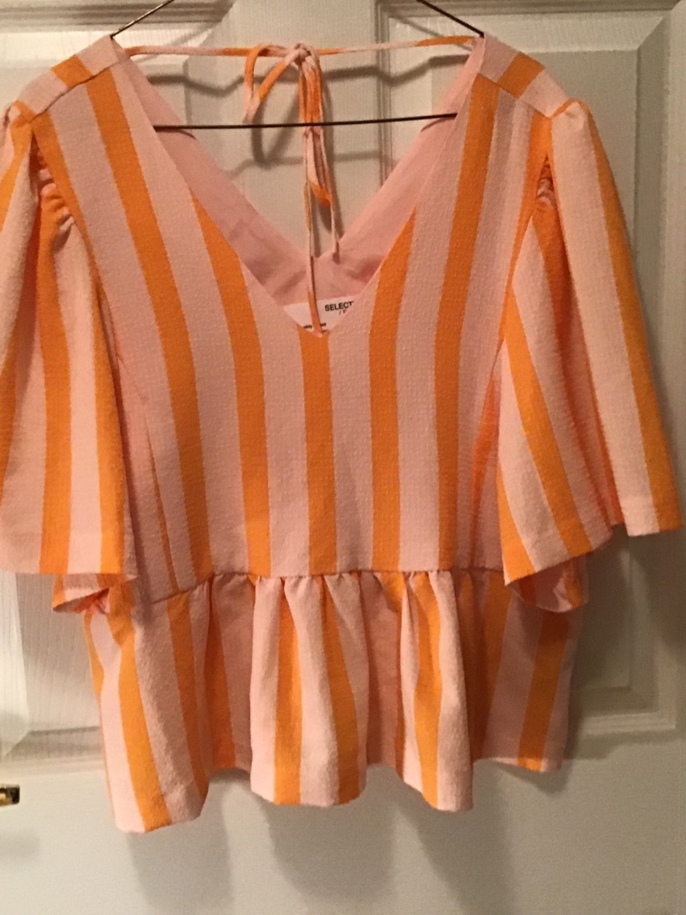 Selected femme striped top